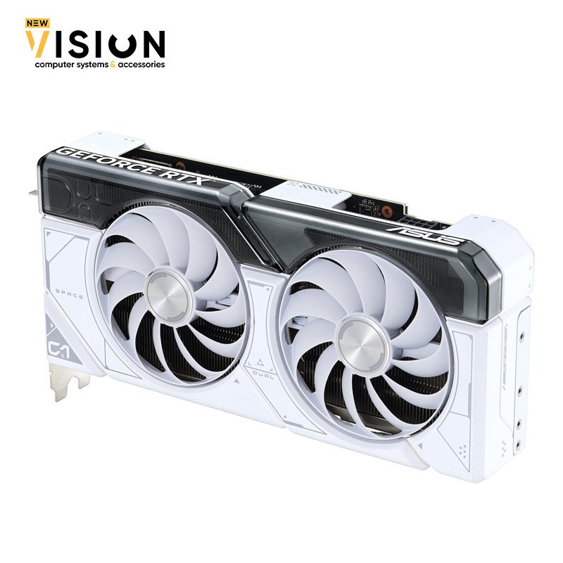 ASUS Dual GeForce RTX™ 4070 White OC Edition 12GB GDDR6X PCIe 4.0, 12GB GDDR6-4 ASUS Dual GeForce RTX™ 4070 White OC Edition 12GB GDDR6X PCIe 4.0, 12GB GDDR6 - الصورة 2