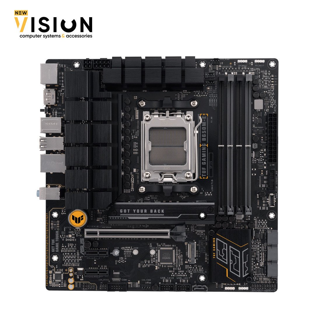 ASUS TUF GAMING B650M-E Socket AM5 LGA 1718 Ryzen 7000 mATX gaming motherboard-2 ASUS TUF GAMING B650M-E Socket AM5 LGA 1718 Ryzen 7000 mATX gaming motherboard - الصورة 2