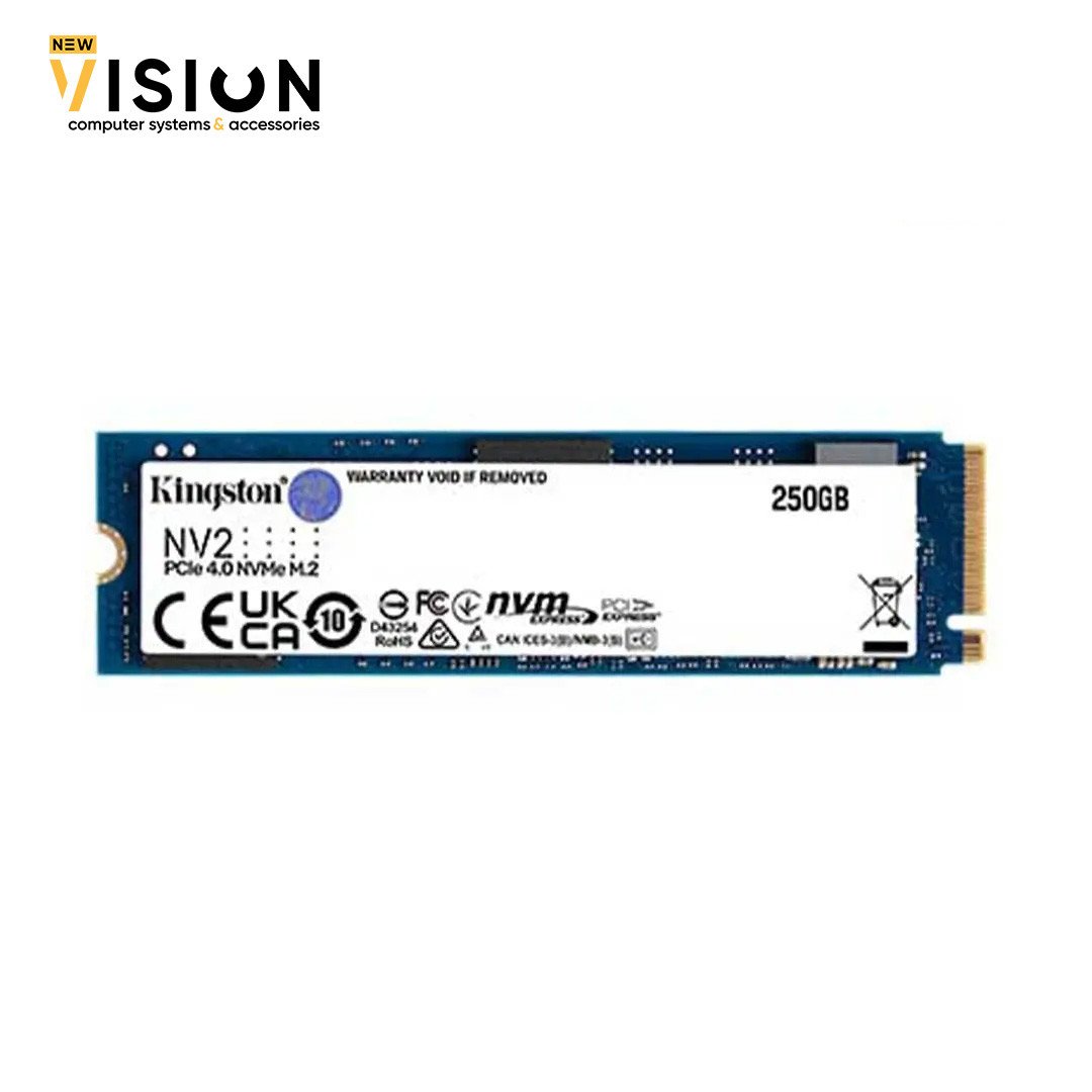 Kingston NV2 256GB M.2 2280 NVMe Internal SSD PCIe 4.0 Gen-2 Kingston NV2 250GB M.2 2280 NVMe Internal SSD PCIe 4.0 Gen - الصورة 2