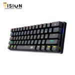 ⁦Redragon Jax K613 Rainbow Blue Switch Arabic Wired Mechanical Gaming Keyboard⁩ - الصورة ⁦2⁩