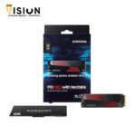 ⁦SAMSUNG 990 PRO 4TB with Heatsink PCIe 4.0 M.2⁩ - الصورة ⁦3⁩