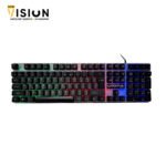 Utopia BA-505 Gaming Keyboard with Rainbow LED Lighting and Plastic Gaming Surface - الصورة 2
