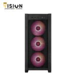 ⁦Asus TUF Gaming GT302 ARGB ATX Mid-Tower Case Black⁩ - الصورة ⁦4⁩