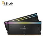 Corsair Dominator Titanium RGB 64Gb (2 X 32Gb) DDR5 6600Mhz CL32 Black Desktop Memory