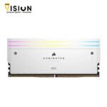 ⁦PC RAM CORSAIR 64G-Dominator Titanium RGB -2x32GB DDR5 6600MHz CL32 (WHITE)⁩ - الصورة ⁦2⁩