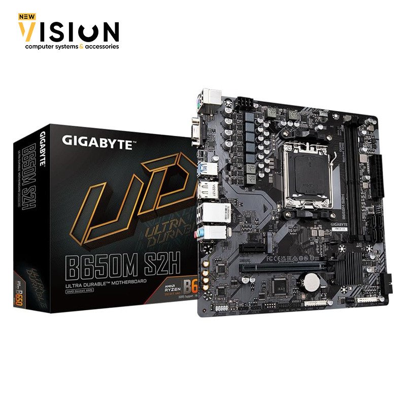 GIGABYTE B650M S2H RYZEN MOTHERBOARD-1 GIGABYTE B650M S2H RYZEN MOTHERBOARD - الصورة 1