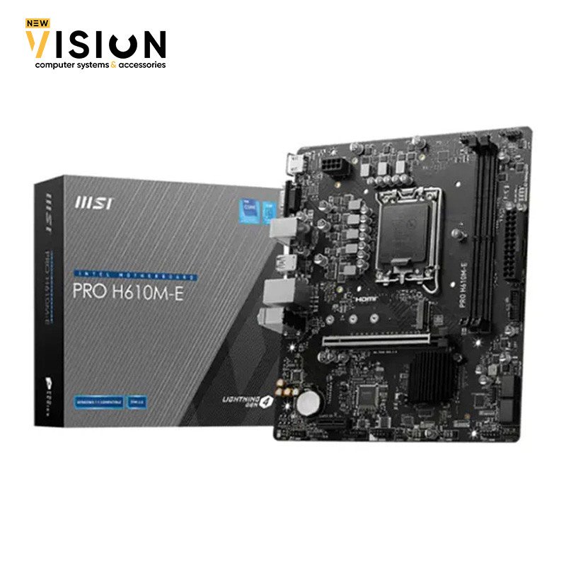 MSI Pro H610M-E DDR5 Motherboard-1 MSI Pro H610M-E DDR5 Motherboard - الصورة 1