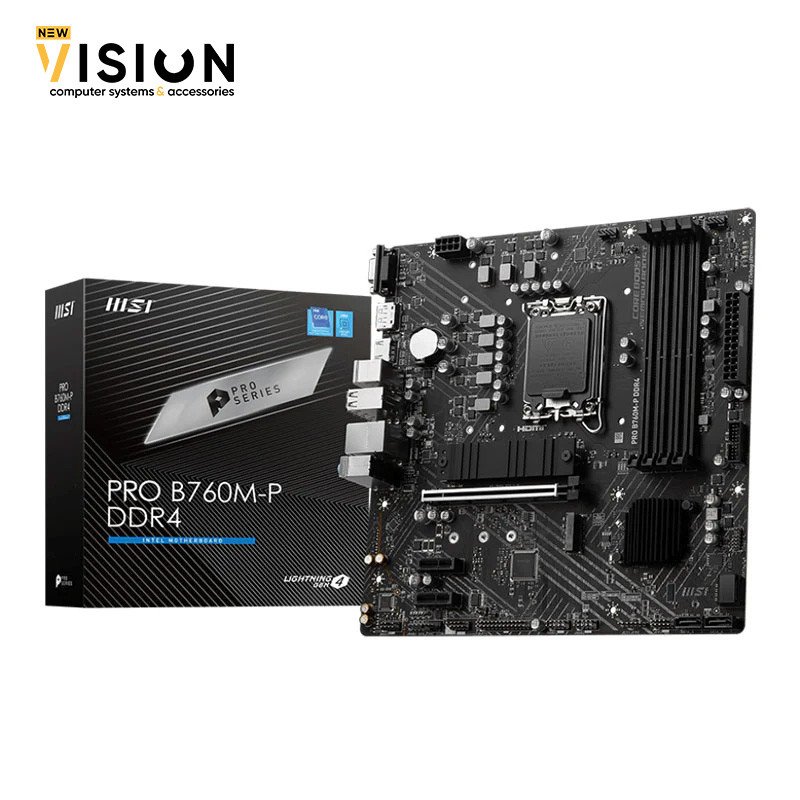 MSI PRO B760M-P DDR4 Motherboard-1 MSI PRO B760M-P DDR4 Motherboard - الصورة 1