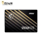 MSI SSD 480GB SSD 2.5″ SATA III R:500MB/s,W:450MB/s -SPATIUM S270 S78-440E350-P83