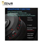 ⁦Redragon H818 PELOPS Pro 7.1 Surround Sound 2.4G Wireless With Transmitter Gaming Headset - Black⁩ - الصورة ⁦3⁩