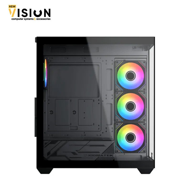 Xigmatek Blast ARGB + X-Power 600W 80 Plus White Mid Tower Case-2 Xigmatek Blast ARGB + X-Power 600W 80 Plus White Mid Tower Case - الصورة 2