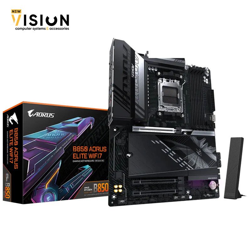 GIGABYTE B850 AORUS ELITE WIFI7 MOTHERBOARD-1 GIGABYTE B850 AORUS ELITE WIFI7 MOTHERBOARD - الصورة 1
