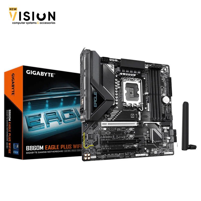 GIGABYTE B860M EAGLE PLUS WIFI6E MOTHERBOARD-1 GIGABYTE B860M EAGLE PLUS WIFI6E MOTHERBOARD - الصورة 1
