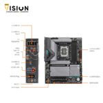 ⁦GIGABYTE Z890 Eagle Wi-Fi 7 LGA 1851 ATX Motherboard, Intel Z890 Chipset, 4x DDR5⁩ - الصورة ⁦3⁩
