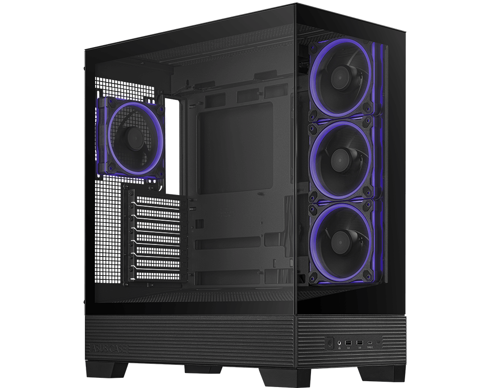 asus-a31-plus-boundless The ASUS A31 ATX black case - الصورة 2
