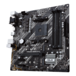 ⁦AMD B550 (Ryzen AM4) micro ATX motherboard with dual M.2, PCIe 4.0, 1 Gb Ethernet, HDMI/D-Sub/DVI, SATA 6 Gbps, USB 3.2 Gen 2 Type-A⁩ - الصورة ⁦3⁩