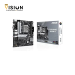 AMD B650 Micro-ATX motherboard with DDR5, PCIe 5.0 M.2, 2.5Gb Ethernet, HDMI™, VGA, rear USB 3.2 Gen 2, front USB 3.2 Gen 1 Type-C®, BIOS FlashBack™, Aura Sync
