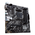 ⁦AMD B550 (Ryzen AM4) micro ATX motherboard with dual M.2, PCIe 4.0, 1 Gb Ethernet, HDMI/D-Sub/DVI, SATA 6 Gbps, USB 3.2 Gen 2 Type-A⁩ - الصورة ⁦2⁩