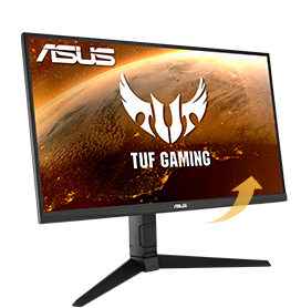ready2 TUF Gaming VG27AQ1A G-SYNC Compatible Gaming Monitor – 27 inch WQHD (2560 x 1440), IPS, 170Hz (Above 144Hz), 1ms MPRT, Extreme Low Motion Blur, G-SYNC Compatible, HDR 10 - الصورة 4