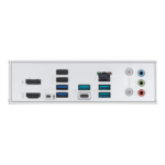⁦AMD B650 ATX motherboard, DDR5, PCIe 5.0 Ready, three M.2 slots, Wi-Fi 6E, Realtek 2.5Gb Ethernet, DisplayPort, HDMI™, rear USB 10Gbps Type-A & Type-C® support, BIOS FlashBack™, Aura Sync⁩ - الصورة ⁦6⁩