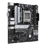 ⁦AMD B650 Micro-ATX motherboard with DDR5, PCIe 5.0 M.2, 2.5Gb Ethernet, HDMI™, VGA, rear USB 3.2 Gen 2, front USB 3.2 Gen 1 Type-C®, BIOS FlashBack™, Aura Sync⁩ - الصورة ⁦2⁩
