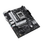 ⁦AMD B650 Micro-ATX motherboard with DDR5, PCIe 5.0 M.2, 2.5Gb Ethernet, HDMI™, VGA, rear USB 3.2 Gen 2, front USB 3.2 Gen 1 Type-C®, BIOS FlashBack™, Aura Sync⁩ - الصورة ⁦4⁩