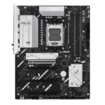 ⁦AMD B650 ATX motherboard, DDR5, PCIe 5.0 Ready, three M.2 slots, Wi-Fi 6E, Realtek 2.5Gb Ethernet, DisplayPort, HDMI™, rear USB 10Gbps Type-A & Type-C® support, BIOS FlashBack™, Aura Sync⁩ - الصورة ⁦2⁩