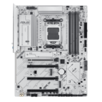 ⁦AMD B650 ATX motherboard, DDR5, PCIe 5.0 Ready, three M.2 slots, Wi-Fi 6E, Realtek 2.5Gb Ethernet, DisplayPort, HDMI™, rear USB 10Gbps Type-A & Type-C® support, BIOS FlashBack™, Aura Sync⁩ - الصورة ⁦2⁩