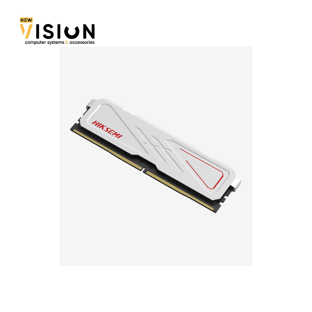 Untitled design (27) HIKSEMI Armor WHITE UDIMM RAM DIMM 8GB DDR4 3200MHz CL18 Supports Intel XMP 2.0 Compatible with Latest AMD Platforms - الصورة 1