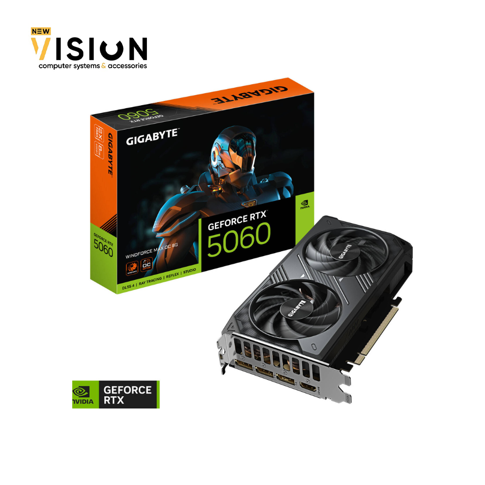 Untitled design (35) GeForce RTX™ 5060 WINDFORCE MAX OC 8G - الصورة 1