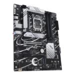 ⁦ASUS Prime B760-PLUS, an Intel® B760 LGA 1700 ATX motherboard with PCIe 5.0, three PCIe 4.0 M.2 slots, DDR5, Realtek 2.5Gb Ethernet, DisplayPort, VGA, HDMI™, SATA 6 Gbps, USB 3.2 Gen 2x2 Type-C®, front USB 3.2 Gen 1 Type-C®, Thunderbolt™ (USB4®) support, Aura Sync⁩ - الصورة ⁦2⁩