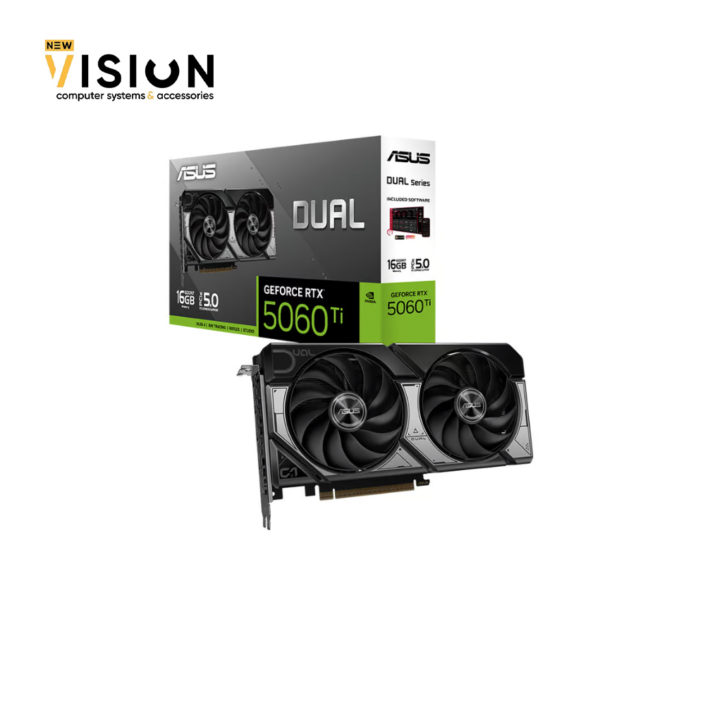 Untitled design (4) ASUS Dual GeForce RTX™ 5060 Ti 16GB GDDR7 - الصورة 1