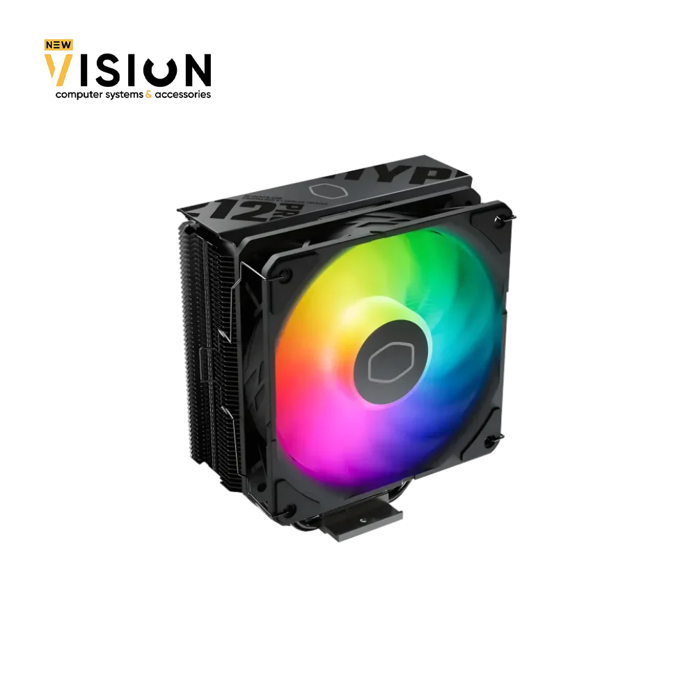 Untitled design (7) Cooler Master Hyper 212 Pro 120mm 4 Heatpipe Direct Contact ARGB Air CPU Cooler - الصورة 1