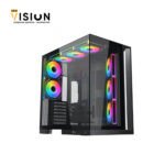 XIGMATEK Aqua 7 Argb BTF 8 Fan ARGB Pwm EATX Type C Super Tower Case