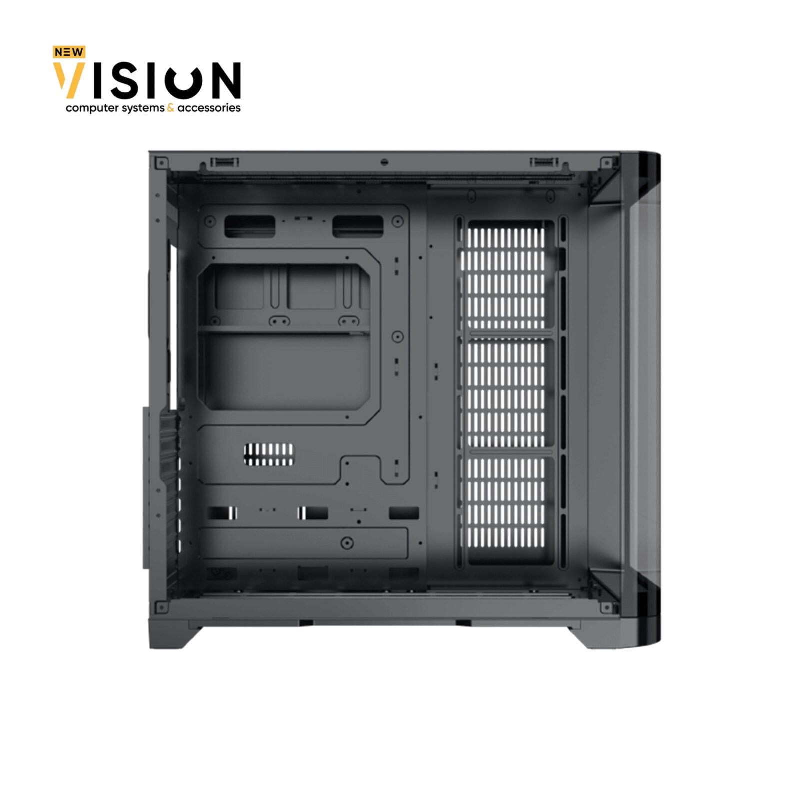 XIGMATEK Crystal Storm 4 fan PWM Argb Curved TG Mid Tower 2 XIGMATEK Crystal Storm 4 fan PWM Argb Curved TG Mid Tower - الصورة 4