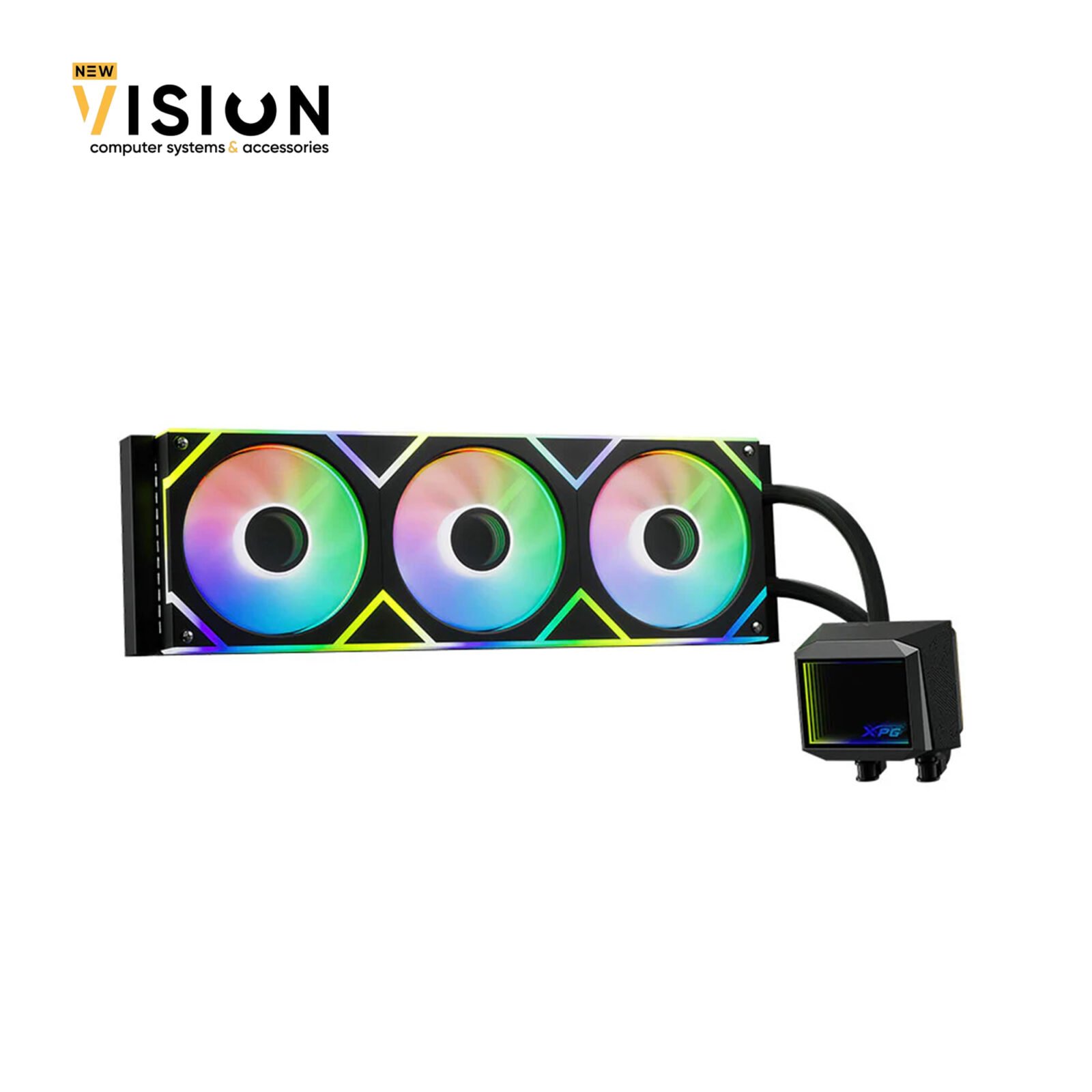 XPG LEVANTE II 360 Black All-in-One CPU Liquid Cooler XPG LEVANTE II 360 Black All-in-One CPU Liquid Cooler - الصورة 1