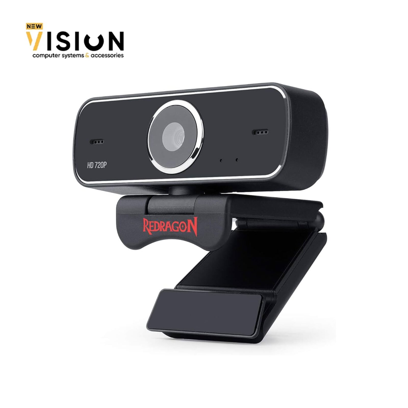Redragon GW600 720P Webcam with Built-in Dual Microphone Redragon GW600 720P Webcam with Built-in Dual Microphone - الصورة 1